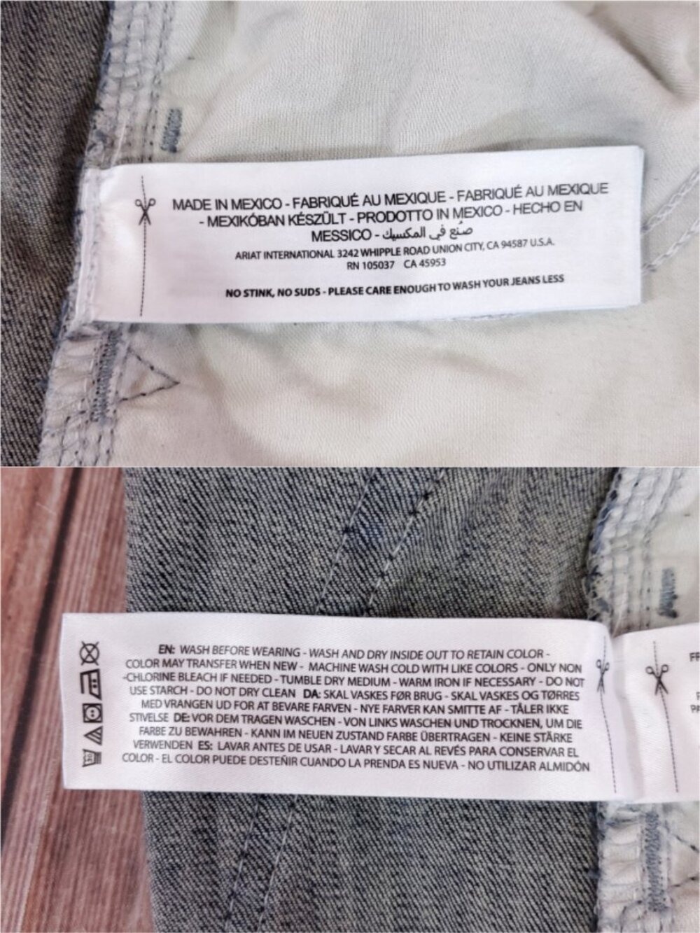 Ariat Chimayo Collection High Rise Flare Jeans Womens 31R Extreme Bell Bottom - Picture 11 of 16